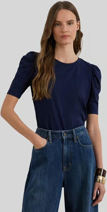 Lauren Ralph Lauren regular fit T-shirt van puur katoen - Foto 3