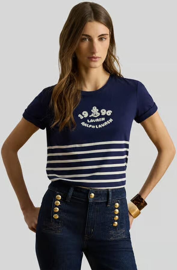 Lauren Ralph Lauren regular fit T-shirt van puur katoen - Foto 4