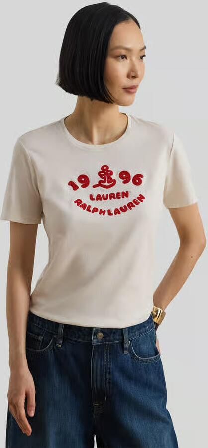 Lauren Ralph Lauren regular fit T-shirt van puur katoen - Foto 4