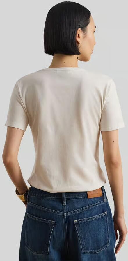 Lauren Ralph Lauren regular fit T-shirt van puur katoen