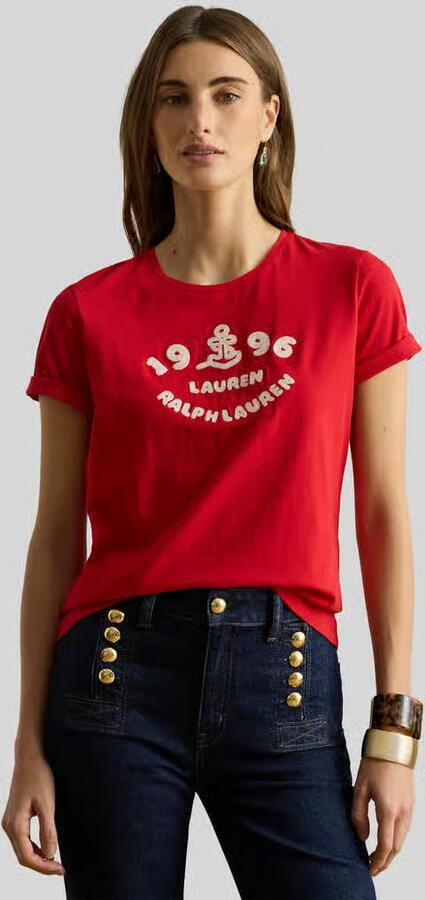 Lauren Ralph Lauren regular fit T-shirt van puur katoen - Foto 4