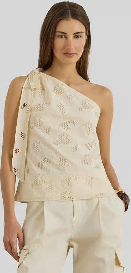 Lauren Ralph Lauren regular fit top van puur katoen - Foto 3