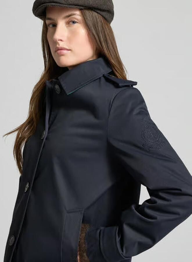 Lauren Ralph Lauren Regular fit trenchcoat met platte kraag - Foto 2