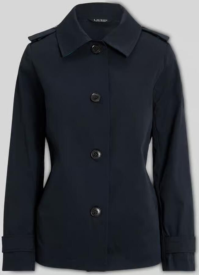 Lauren Ralph Lauren Regular fit trenchcoat met platte kraag