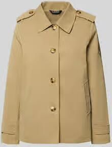 Lauren Ralph Lauren Regular fit trenchcoat met platte kraag