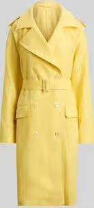 Lauren Ralph Lauren regular fit trenchcoat van puur linnen