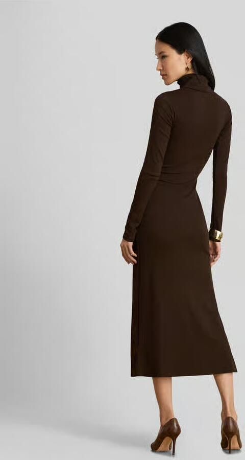 Lauren Ralph Lauren Regular fit vrijetijdsjurk van mix van katoen en modal - Foto 2