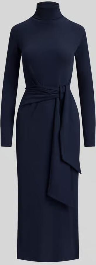 Lauren Ralph Lauren Regular fit vrijetijdsjurk van mix van katoen en modal