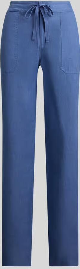 Lauren Ralph Lauren regular fit wijdte broek van puur linnen - Foto 4