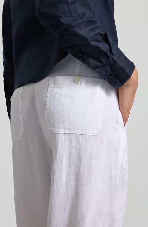 Lauren Ralph Lauren Wide leg stoffen broek met strikceintuur model 'JOVONIE' - Foto 4