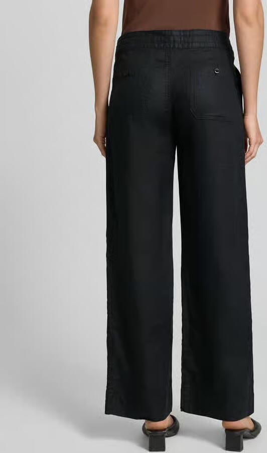 Lauren Ralph Lauren Loose fit linnen broek met elastische band model 'JOVONIE' - Foto 6