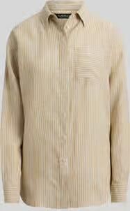 Lauren Ralph Lauren relaxed fit blouse met lange mouwen van puur linnen - Foto 2