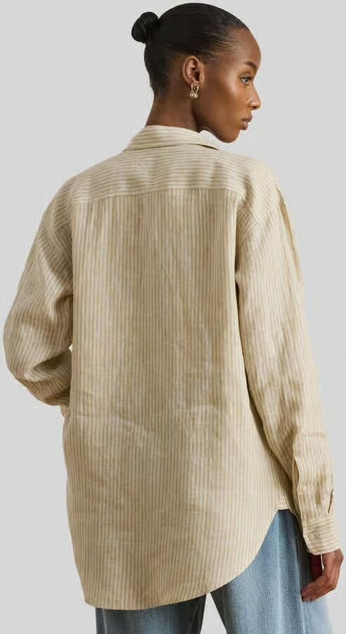Lauren Ralph Lauren relaxed fit blouse met lange mouwen van puur linnen - Foto 3