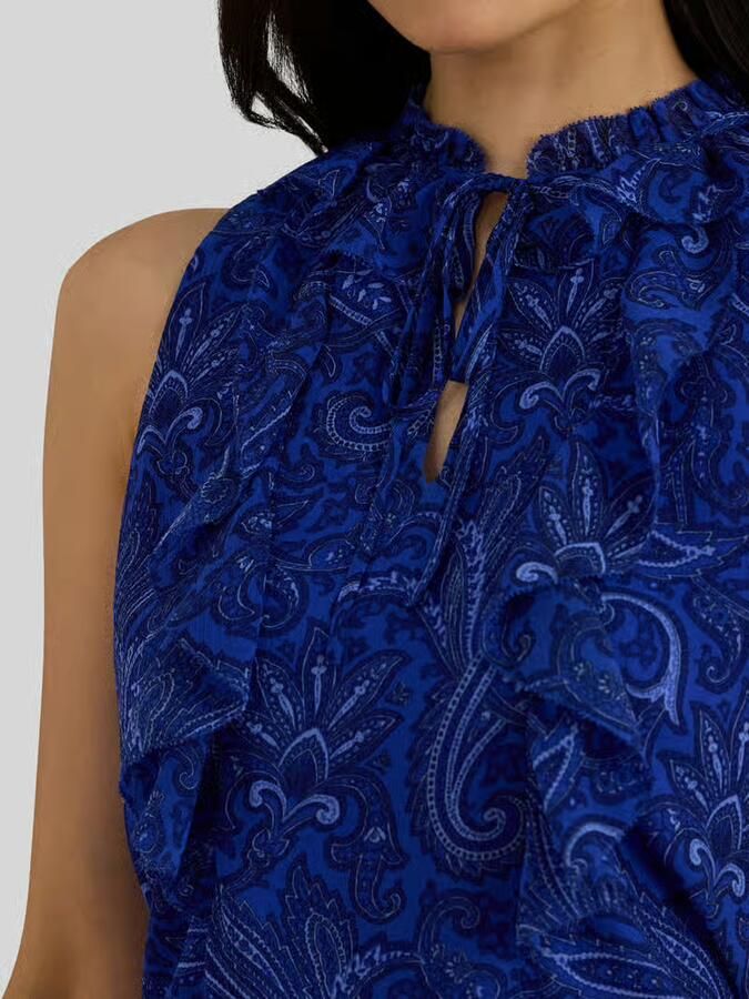 Lauren Ralph Lauren Relaxed fit blousetop met paisleymotief - Foto 2