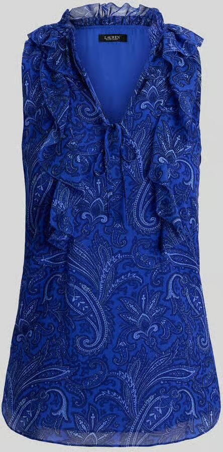 Lauren Ralph Lauren Relaxed fit blousetop met paisleymotief