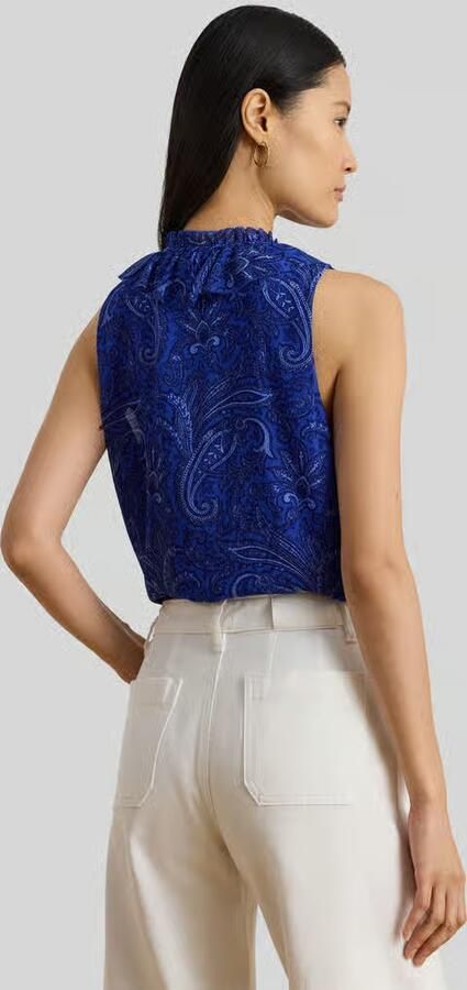 Lauren Ralph Lauren Relaxed fit blousetop met paisleymotief