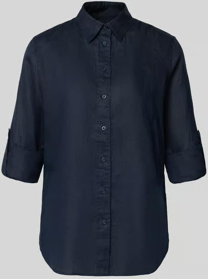 Lauren Ralph Lauren Regular fit linnen blouse met overhemdkraag model 'KARRIE' - Foto 2
