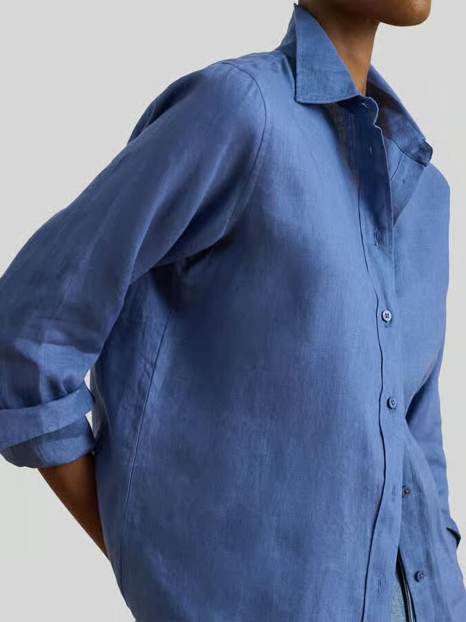Lauren Ralph Lauren relaxed fit linnen overhemd van puur linnen