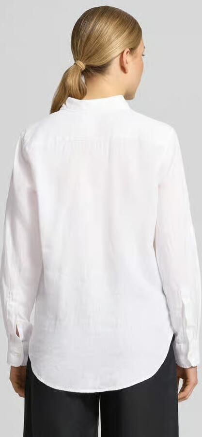 Lauren Ralph Lauren Overhemdblouse met afgeronde zoom model 'KARRIE'