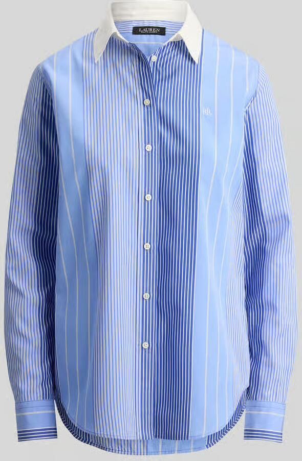 Lauren Ralph Lauren relaxed fit overhemdblouse van puur katoen - Foto 2