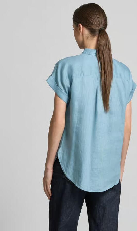 Lauren Ralph Lauren relaxed fit overhemdblouse van puur linnen - Foto 3
