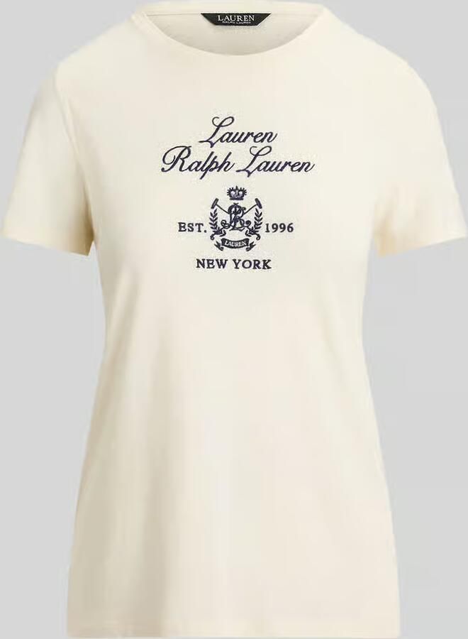 Lauren Ralph Lauren Relaxed Fit T-shirt van katoenmix - Foto 2