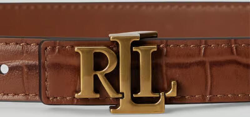 Lauren Ralph Lauren Riem met krokodilstructuur