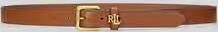 Lauren Ralph Lauren Riem van runderleer met labelapplicatie - Foto 3