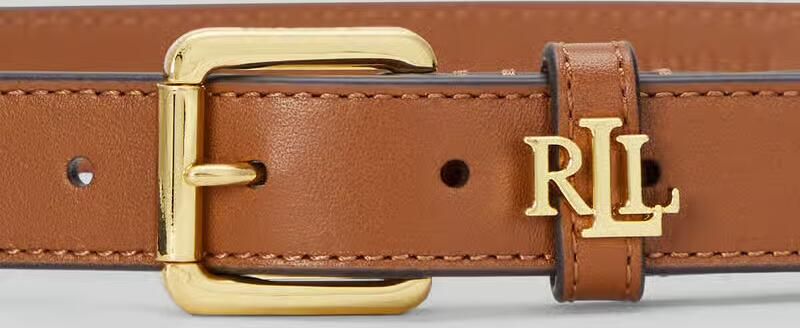 Lauren Ralph Lauren Riem van runderleer met labelapplicatie - Foto 2