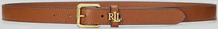 Lauren Ralph Lauren Riem van runderleer met labelapplicatie - Foto 4
