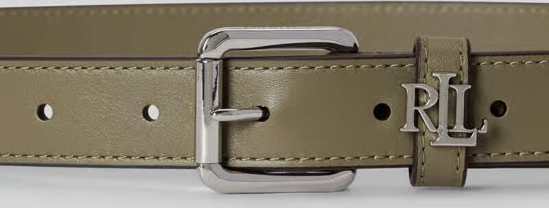 Lauren Ralph Lauren Riem van echt leer met logodetail