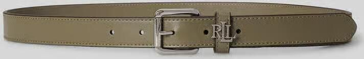 Lauren Ralph Lauren Riem van echt leer met logodetail - Foto 2