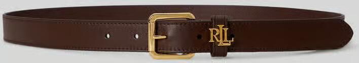 Lauren Ralph Lauren Riem van echt leer met logodetail - Foto 2