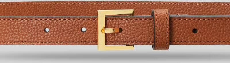 Lauren Ralph Lauren Riem van echt leer met logodetail - Foto 2