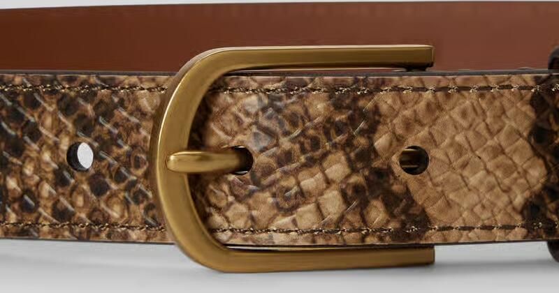 Lauren Ralph Lauren Riem van echt rundleer