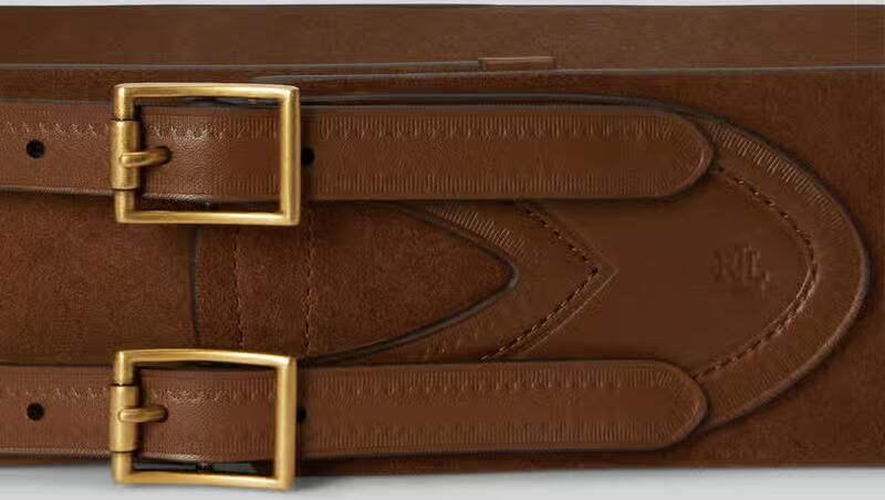 Lauren Ralph Lauren Riem van echt rundleer - Foto 2