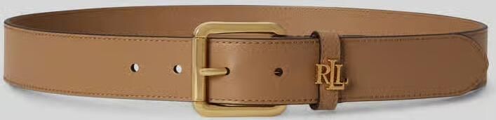 Lauren Ralph Lauren Riem van echt rundleer met logodetail