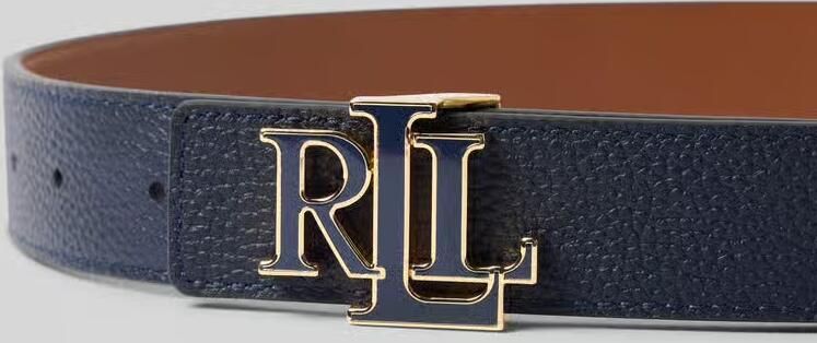 Lauren Ralph Lauren Riem van echt rundleer model 'REV'