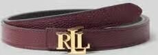 Lauren Ralph Lauren Riem van echt rundleer model 'REV'