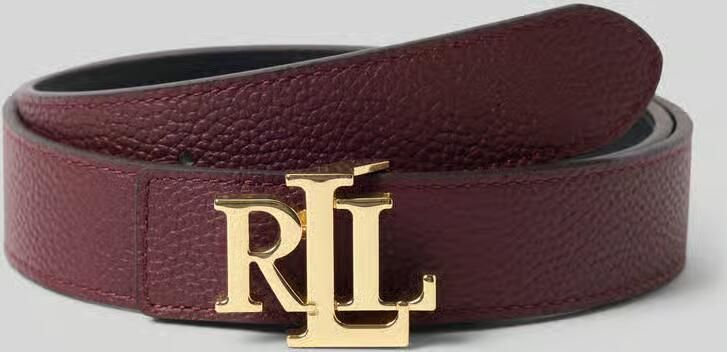 Lauren Ralph Lauren Riem van echt rundleer model 'REV' - Foto 2
