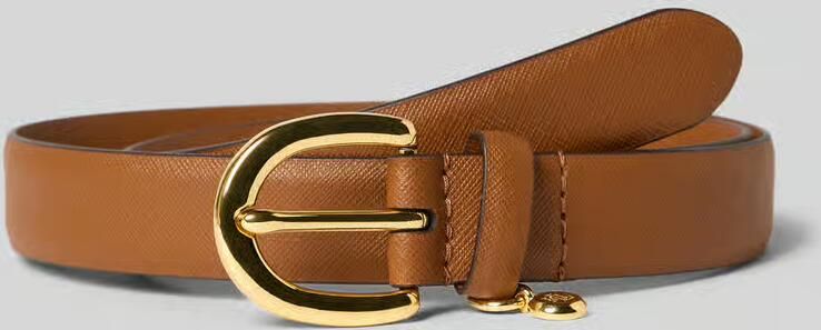 Lauren Ralph Lauren Leren riem met fijn structuurmotief model 'CHARM' - Foto 2