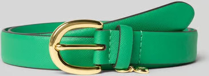 Lauren Ralph Lauren Riem van runderleer met bedeltje