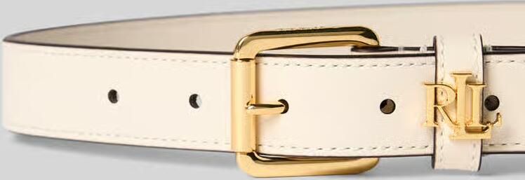 Lauren Ralph Lauren Riem van runderleer met labelapplicatie - Foto 2
