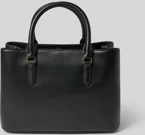 Ralph Lauren Zwarte Leren Handtas met Meerdere Compartimenten Black Dames - Foto 17