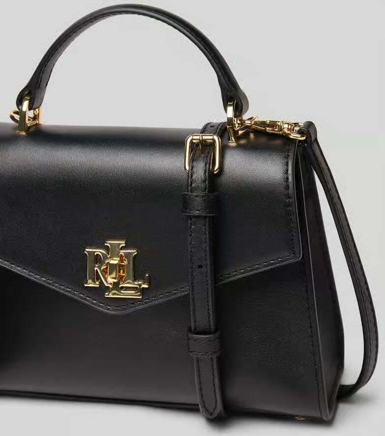 Lauren Ralph Lauren Satchel tas met labeldetail model 'FARRAH' - Foto 3