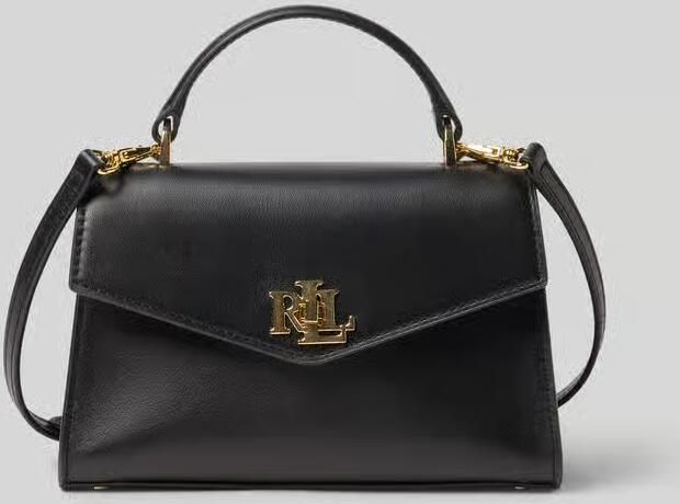 Lauren Ralph Lauren Satchel tas met labeldetail model 'FARRAH' - Foto 6