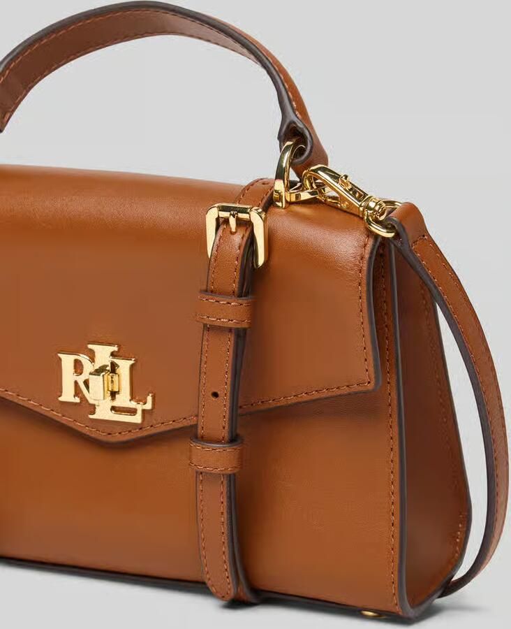 Lauren Ralph Lauren Satchel tas met labeldetail model 'FARRAH' - Foto 5