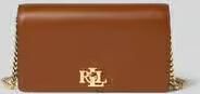Ralph Lauren Leren Schoudertas met Tijdloze Elegantie Brown Dames