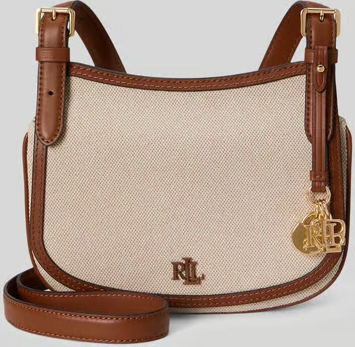 Lauren Ralph Lauren schoudertas met logodetail van zeildoek - Foto 2