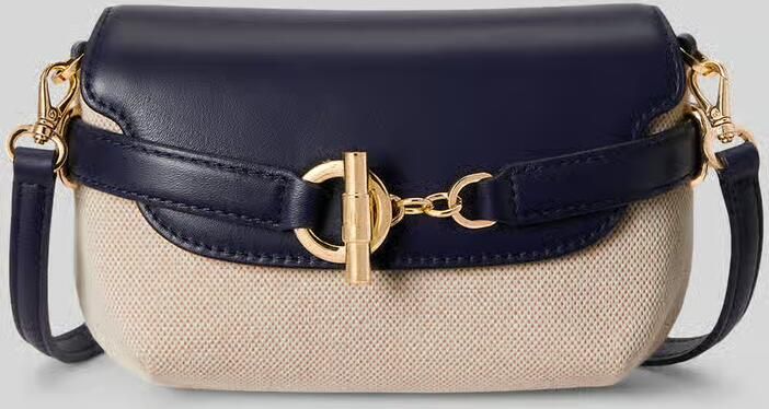 Lauren Ralph Lauren schoudertas van canvas met riemdetail - Foto 2